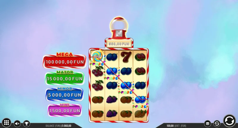 Sweet Candy Cash Stash - mkusanyiko wa cash collector ukiendelea